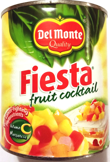 Fruit Cocktail Fiesta BIG in Syrup 3,033kg Del Monte Fiesta
